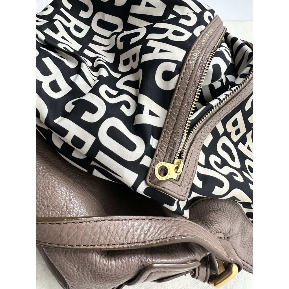 MARC BY MARC JACOBS Classic Q NATASHA Ash Brown Pebbled Crossbody Shoulder Bag - Picture 15 of 16